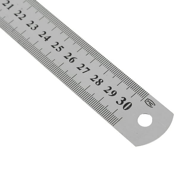 Metal Stainless Steel Ruler Metric Rigid Straight Edge for Measuring 30CM Metal Stainless Steel Ruler Metric Rigid Straight Edge for Measuring 30CM